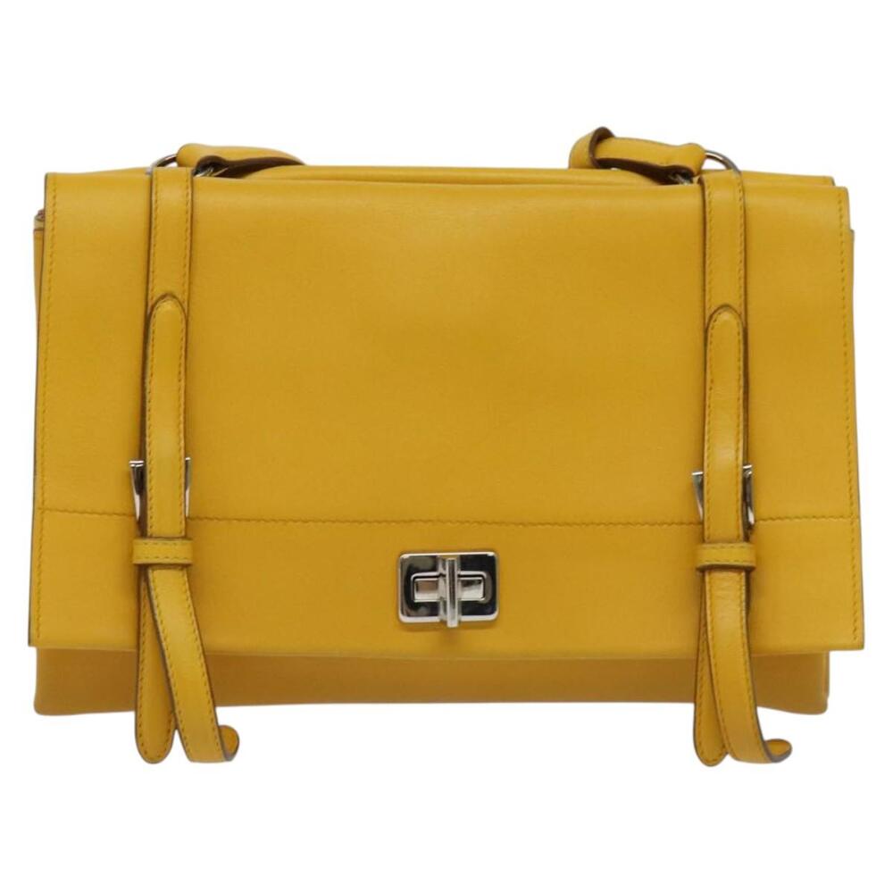 PRADA Shoulder Bag Yellow Silver - Picture 2 of 9